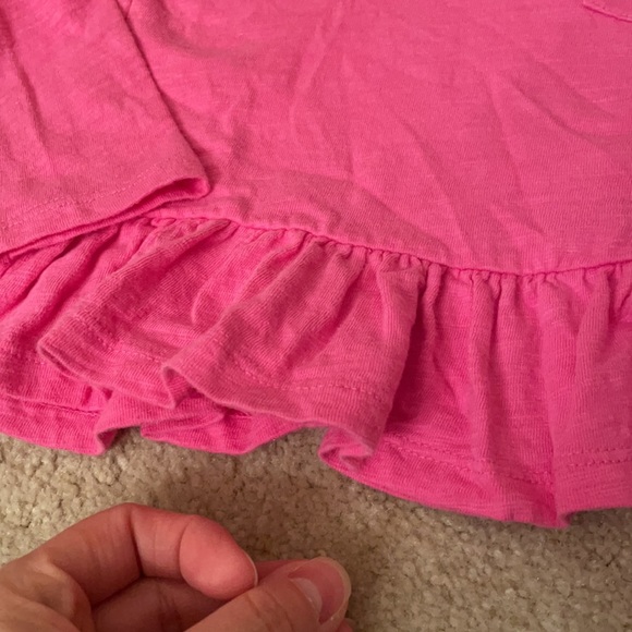 Baby gap•size 2t•pink ruffle shirt•kitty cat - Picture 4 of 4